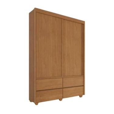 Imagem de Guarda Roupa Solteiro 2 Porta 4 Gavetas Veroneze Rubi - Bettio