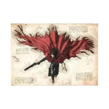 Imagem de Final Fantasy Anime Poster Canvas Wall Art Vintage Videogames Figura E