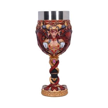 Imagem de Nemesis Now World of Warcraft Alexstrasza Goblet, Dragonqueen colecionável Drinkware, decoração de fantasia, mercadoria WoW oficialmente licenciada