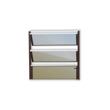 Imagem de Basculante Plus Vidro Reflex 60cm X 60cm Brimak Mix Corten