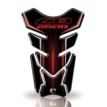 Imagem de Protetor De Tanque Adesivo Cb650R Serve Em Todos Os Anos Vermelho