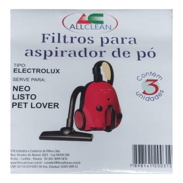 Imagem de Filtro Descartável Para Aspirador De Pó Neo Listo Pet Lover