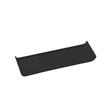 Imagem de Bandeja Coffee Retangular 15x30 Preta Em Policarbonato Linha Profissional Cook Vem