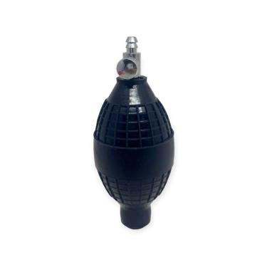 Imagem de Bomba Peniana 19,5cm Manual Com Pêra Handsome Up - Lovetoys - Transparente