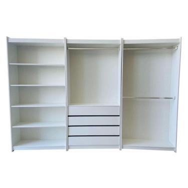 Imagem de Kit Modulado Closet E Lojas 100% Mdf Branco - Suprema Móveis
