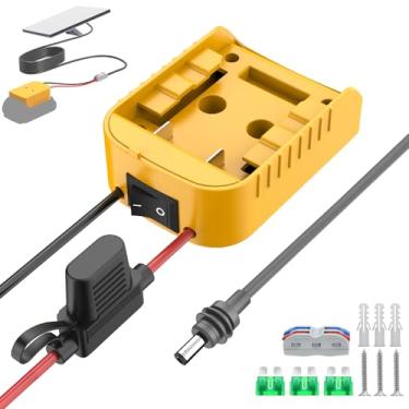 Imagem de PlantPalGear Adaptador De Bateria Starlink Mini, Cabo Alimentação Cc À Prova D'Água 3 M/10 Pés Para Fonte 20 V, Com Proteção Tensão Integrada E 18 Awg