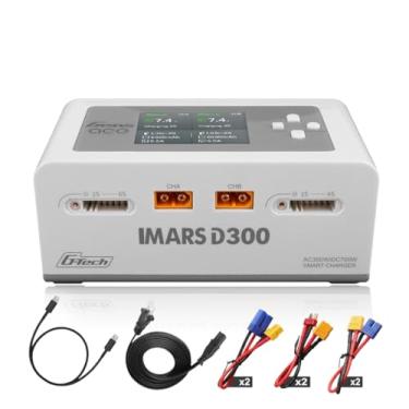 Imagem de LFisprity Carregador De Bateria Lipo Imars D300 G-Tech Series Smart Dual Balance Ac 300W Dc 700W (350W*2) 16A Canal Para Baterias 1S~6S, Life/Nicd/Mh/Lihv, Plug&Play (Branco)