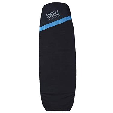 Imagem de SWELL Wakesurf - Meia Para Prancha De Comprimento Ajustável Com Nariz Acolchoado E Capa Bolso Wakeboard, Bolsa Surfe Tamanho Único (Azul Acolchoado)