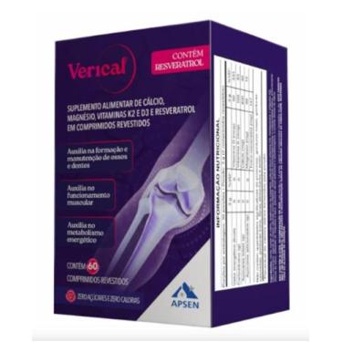 Imagem de Verical resveratrol cx c/60 cprs + cálcio ossos fortes + vitamina d3 +