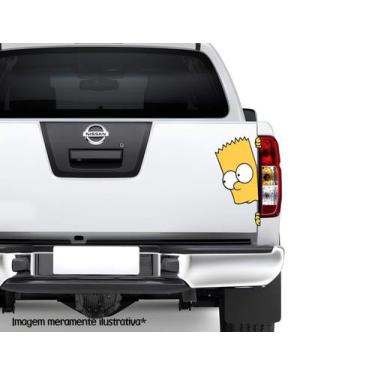Imagem de Adesivo Para Carro Bart Simpson - Lojinha Da Luc Adesivos