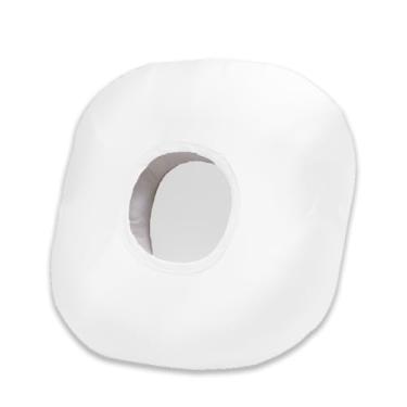Imagem de Wuronsa Travesseiro de orelha para pessoas que dormem de lado com orifício de orelha, almofada de donut para orelha com fronha sedosa para CNH e dor de ouvido, inflamação, feridas de pressão, piercing
