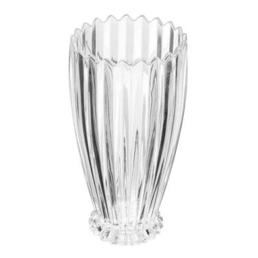 Imagem de Vaso Decorativo De Cristal Transparente 22cm Geneva Wolff