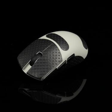 Imagem de Hokeyio Fita adesiva para Lamzu Atlantis Maya – antiderrapante, controle aprimorado, resistência ao suor, melhora a aderência FPS para jogos e proteção do mouse [pré-corte] preto fino 0,3 mm