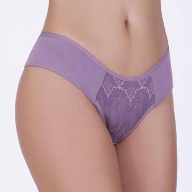 Imagem de Tanga Dupla Renda Satim em Algodão Egípcio - Ahavá Store, M, Satin