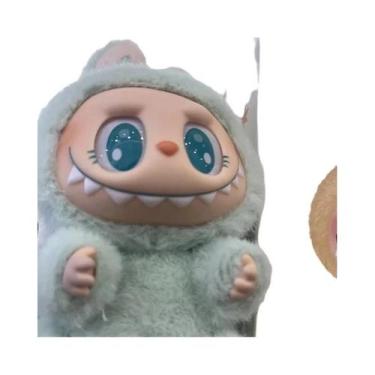 Imagem de Roxo Labubu Mokoko 17cm Chaveiro De Pelúcia Animal De Pelúcia Macarone