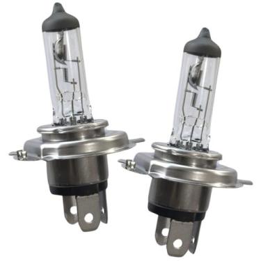 Imagem de 2 Lâmpadas H4 55 Watts Halógena Clear Original 12V 4200K - Luxus