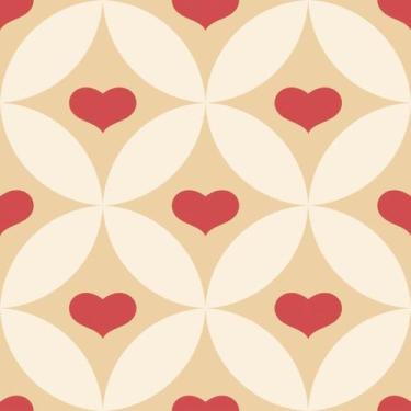 Imagem de Papel de Parede Adesivo Coração Azul Cinza 0,58x3,00M - Adesivo BR