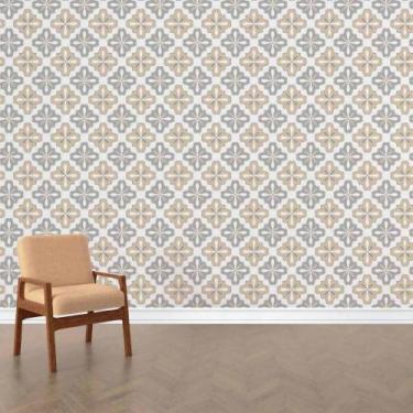 Imagem de Papel de Parede Adesivo Azulejo Neutro N015174 0,58x3,00M - Adesivo BR