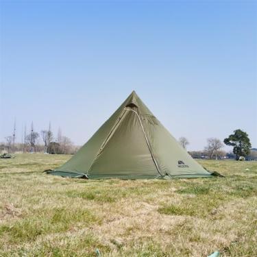 Imagem de CIADAZ For Tenda tipi quente para 4-6 pessoas com fogão jack, barraca de pirâmide de acampamento para acampamento, mochila, caminhada