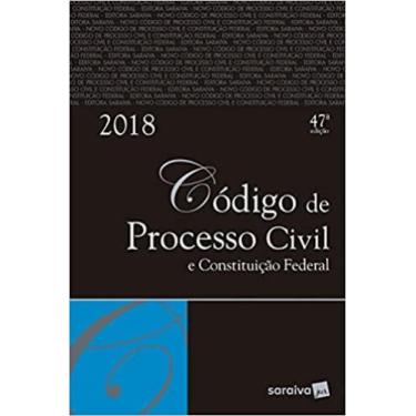 Imagem de Novo Código de Processo Civil e Constituição Federal - 2018 - SARAIVA 