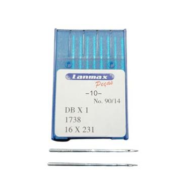 Imagem de Agulha para Maquina Costura Reta Industrial Cabo Fino DBX1 - 10UN - La