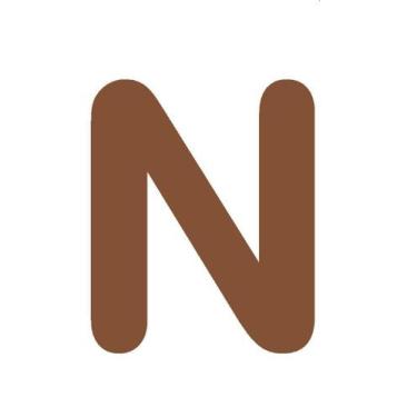 Imagem de Letras em EVA Alfabeto Marrom - 14cm - Extra Festas, N