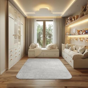 Imagem de Tapete Relex N Cantos Prata 200x300cm Tapetes São Carlos