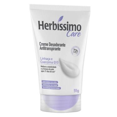 Imagem de Desodorante Creme Linhaça e Coenzima Q10 55g - Herbissimo - Dana