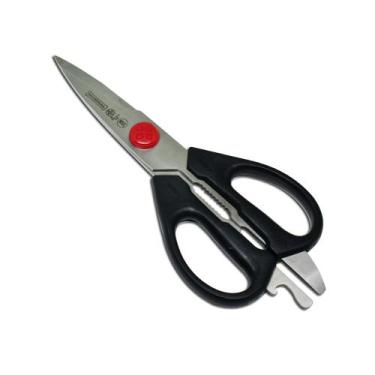 Imagem de Tesoura Inox Cozinha Ponto Vermelho 21 cm - Mundial