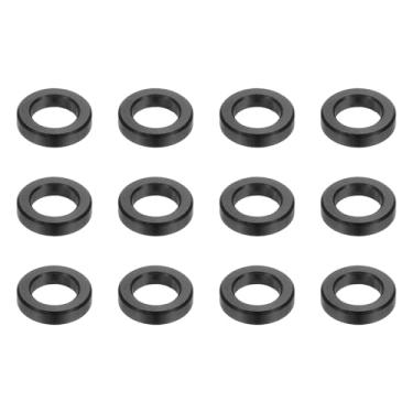Imagem de PATIKIL Espaçadores de alumínio de 12 peças, espaçadores de metal de 5/16 x 1/2 de alumínio, parafuso espaçador de 1/8 L, bucha redonda não rosqueada para parafusos de 5/40.6 cm, preto