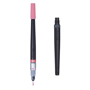 Imagem de Caneta Brush Pentel Aquarela + Refil Rosa
