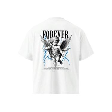 Imagem de Camiseta Oversized Algodão Premium Look Streetwear Academia - NoBrand,