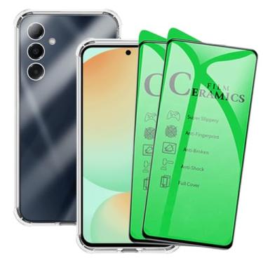 Imagem de Kit Capa Capinha Case + 2 Películas De Cerâmica Anti Impacto Para Samsung Galaxy S24 FE