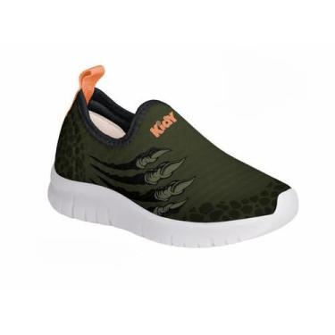 Imagem de TENIS KIDY ULTRA FLEX VERDE MILITAR/LARANJA Kidy, 27, Verde militar, L