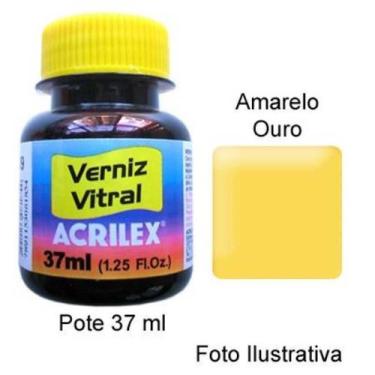 Imagem de Verniz Vitral Amarelo 505 Acrilex