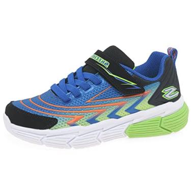 Imagem de Skechers Tênis masculino Vector-Matrix-voltonik, Azul/Multi, 10.5 Little Kid