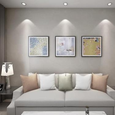 Imagem de Papel de parede de cor sólida cinza de alta qualidade, não autoadesivo, sala de estar, quarto, escritório, papel de parede de fundo liso-cinza-53 * 950 cm