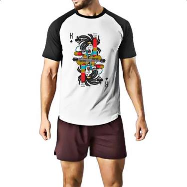 Imagem de Camiseta Raglan Baralho Rei Bob Marley - Alearts, M
