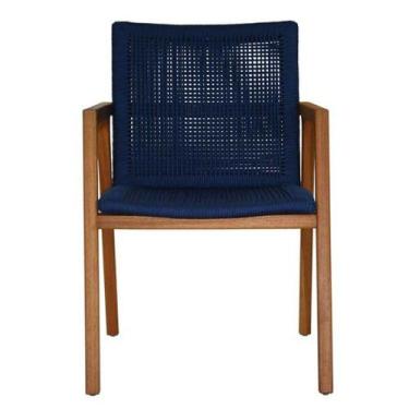 Imagem de Poltrona Itapuã Estrutura em Madeira Jequitiba Trançado em Corda Naval