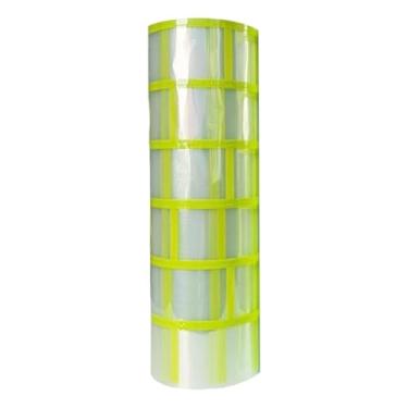 Imagem de MotiveTech Fita Decorativa para Exteriores, Fita de Imitação de Tijolo, 10 M, Adesivo Verde Prático com Padrão de Grade Decorativo para Escolas E Banheiros