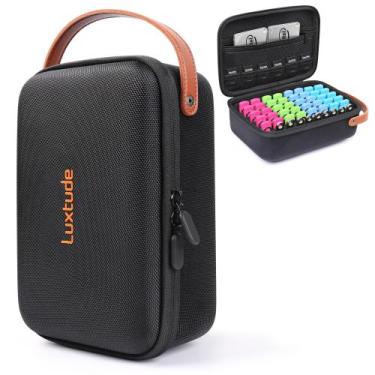 Imagem de Capa para pen drive Luxtude, suporte USB de 61 slots, cinza