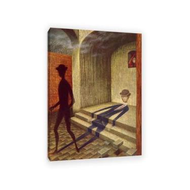 Imagem de SDYJ6GSW Remedios Varo impressões em tela arte de parede fenômeno pinturas famosas em tela pôsteres de surrealismo Imagem para decoração de casa de quarto 70 x 50 cm (28 x 20 polegadas) sem moldura
