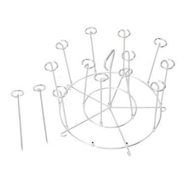 Imagem de Acouto Spe Espeto de Aço Inoxidável de 304, Suporte para Panela de Pressão e Fritadeira, Rack de Economia de Espaço Vertical para Kabobs, Presentes para Os Amantes de Churrasco (8qt)