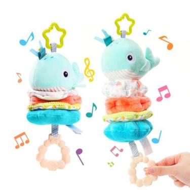 Imagem de Brinquedo musical suspenso para bebês Jollybaby Stroller Car Seat Berç