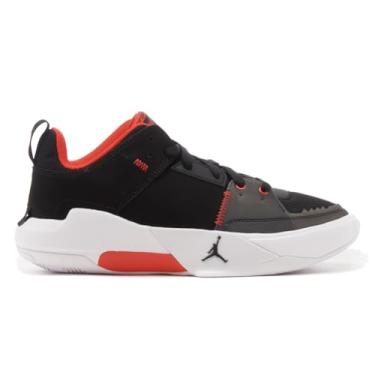 Imagem de Nike Tênis de basquete infantil Jordan One Take 5, Preto/Branco/Antracite/Vermelho Habanero, 18