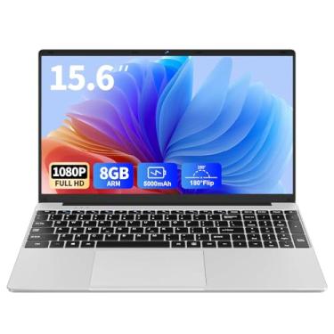 Imagem de Laptop escolar de 15,6 polegadas, compatível com laptop Windows 11 para empresas, 8 GB de RAM 256 GB SSD, Intel N4000, tela FHD 1920 x 1080, MS Office, WiFi, BT4, 2 x USB3.0, bateria de longa duração