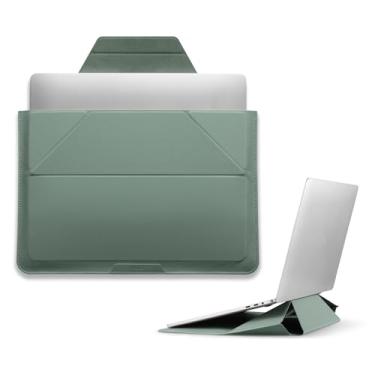 Imagem de MOFT Capa para laptop, bolsa para laptop 2 em 1 e suporte para MacBook Air/Pro de 13 polegadas e Dell/HP/Lenovo/Asus, elegante bolsa fina para computador com armazenamento expansível para acessórios