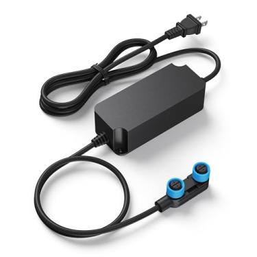 Imagem de PowerGpt Fonte de alimentação impermeável para luz Philips Hue de baixa tensão, 60 W/24 V, adaptador de corrente de substituição compatível com Lily Spot/XL Spot, Calla Pathway, impressão pedestal,