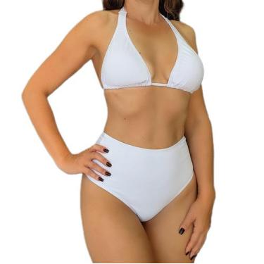 Imagem de Biquíni Hotpant Cintura Alta Com Top - VILA BEACH WEAR, G, Conjunto br