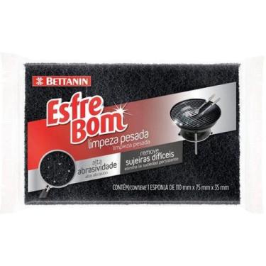 Imagem de Esponja Alta Abrasividade Limpeza Pesada Sujeiras Difíceis - Bettanin